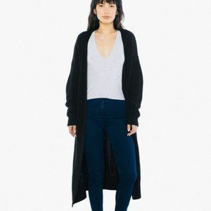 Black American Apparel oversized cardigan
